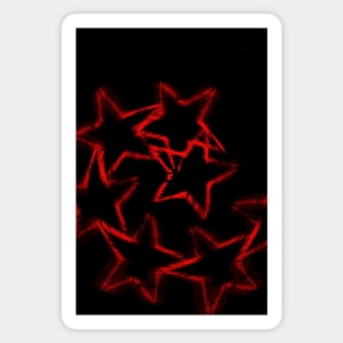 Red Stars Sticker